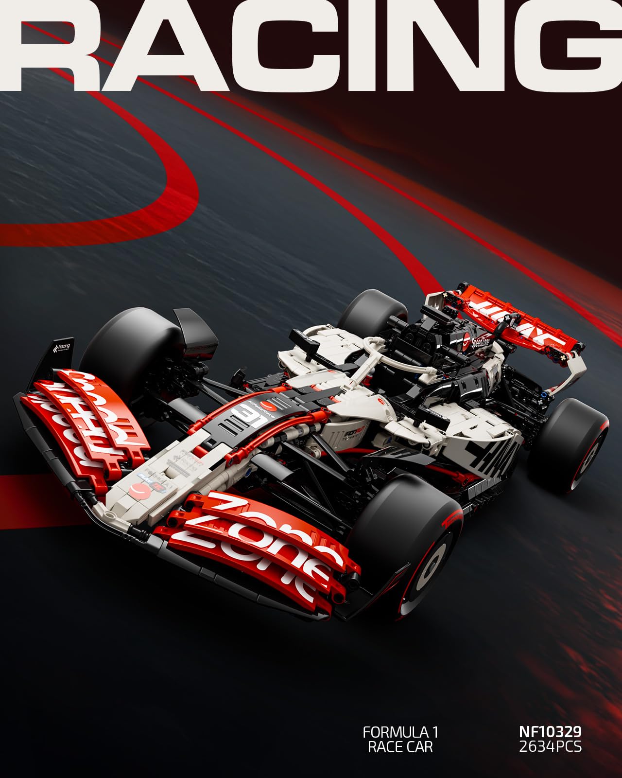 Nifeliz V25 F1 model set livery and slick tires echo real race prep