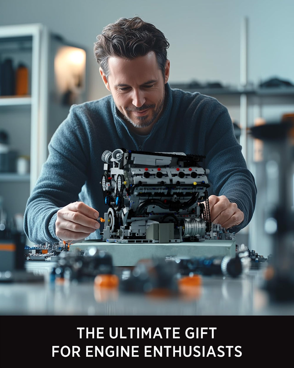 Nifeliz V8 engine set arrives with gift-ready packaging for enthusiasts
