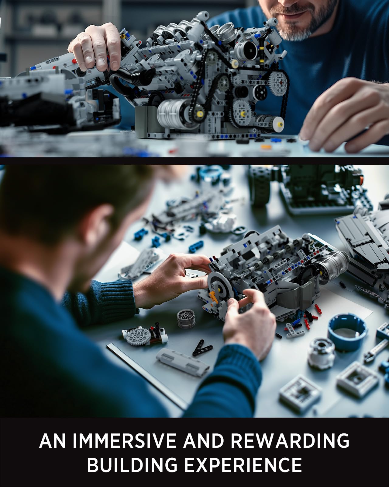 Nifeliz V8 engine set exposes internal mechanisms for in-depth understanding