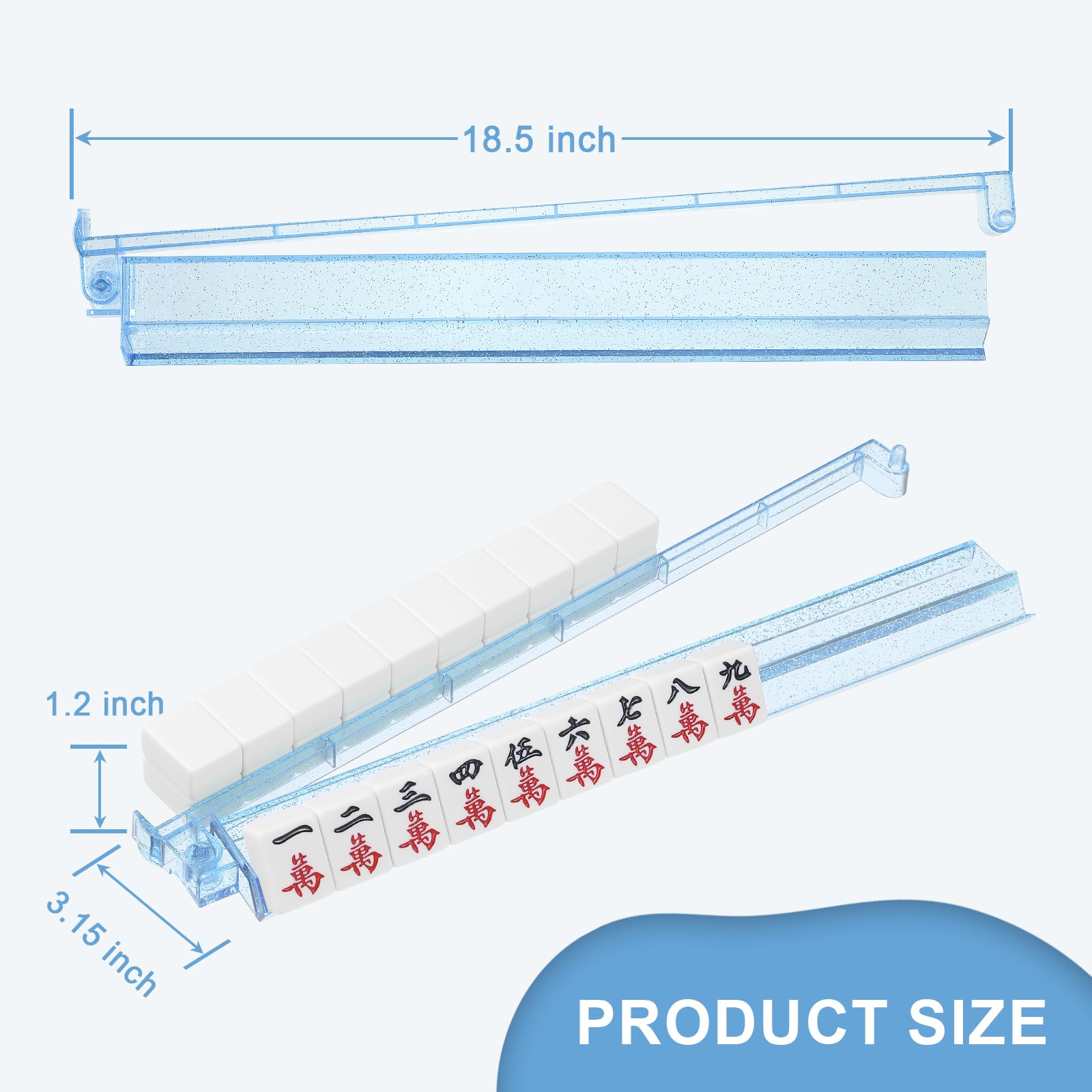 Niflirt elegant acrylic racks elevate any home or club game night.