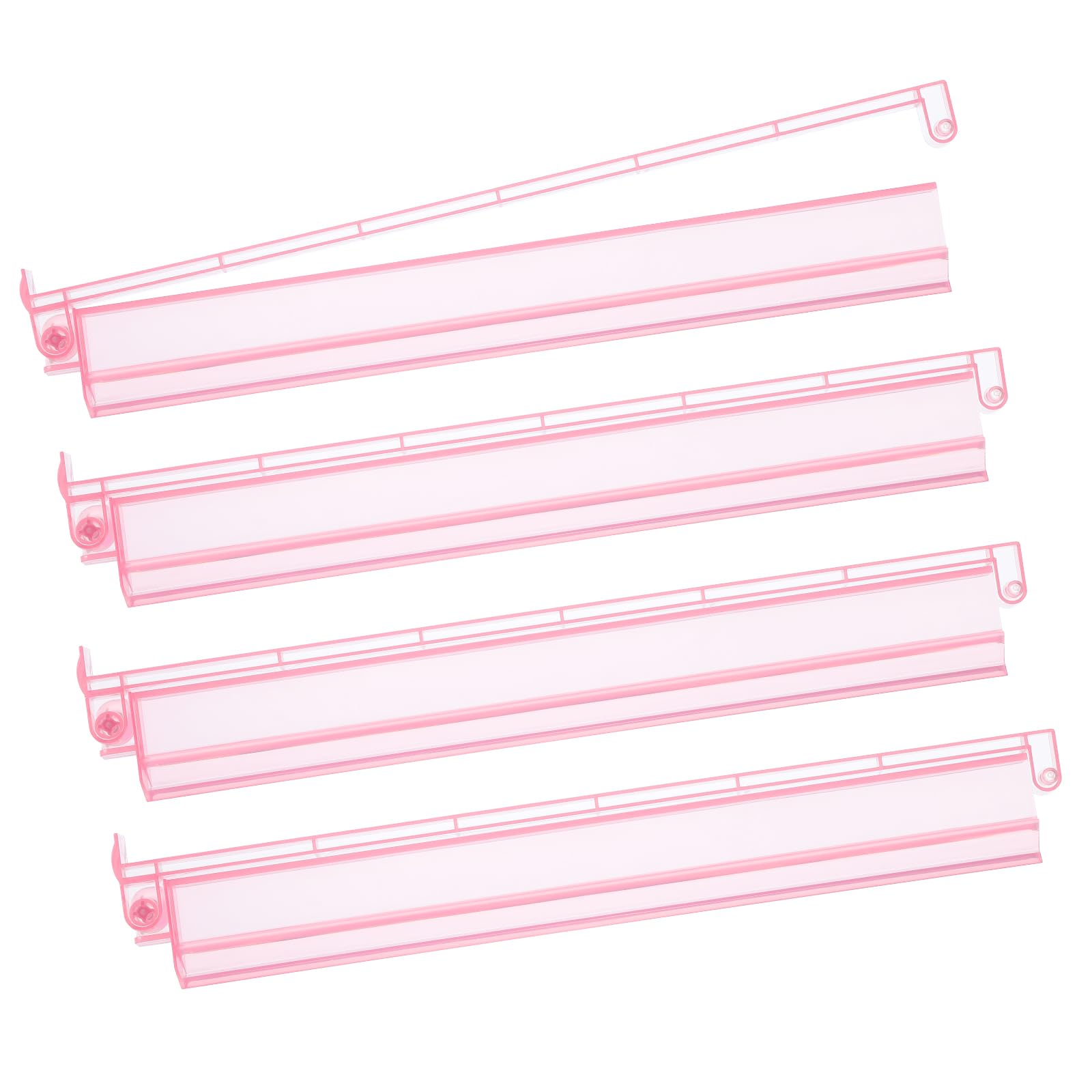 Niflirt Mahjong racks with pushers in clear acrylic organize tiles during game night