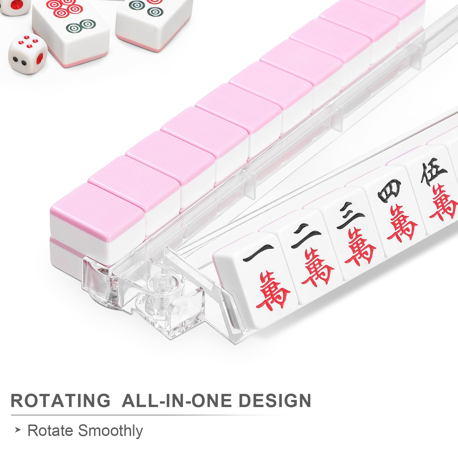 Niflirt clear acrylic tile holder enables smooth wall movement.