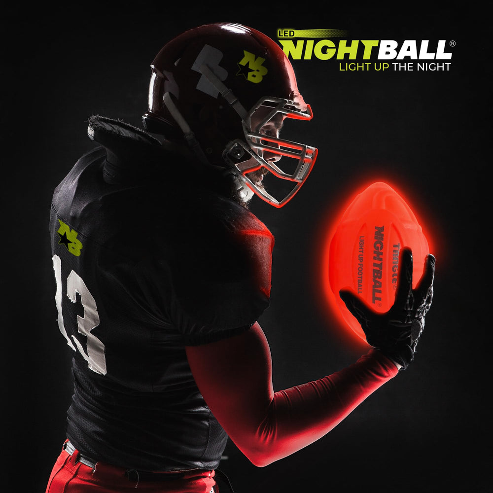Nightball LEDs activate on throw for enhanced night visibility.