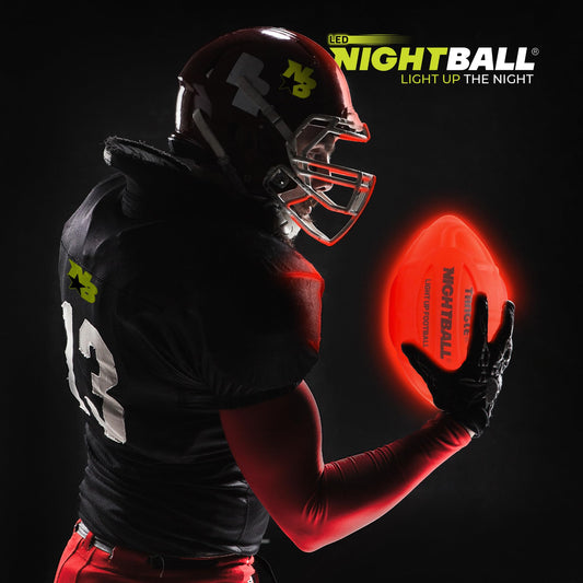 Nightball LEDs activate on throw for enhanced night visibility.