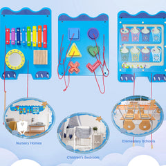 Nigwet Crocodile clock learning panel builds time concepts via interactive play