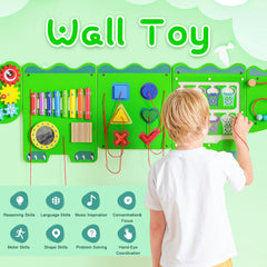 Nigwet crocodile sensory wall panel color and number maze builds recognition