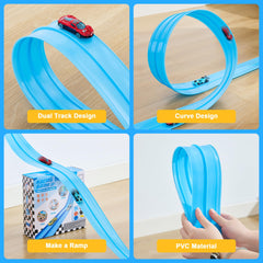 Nigwet flexible track roll-up portable storage for travel and home.