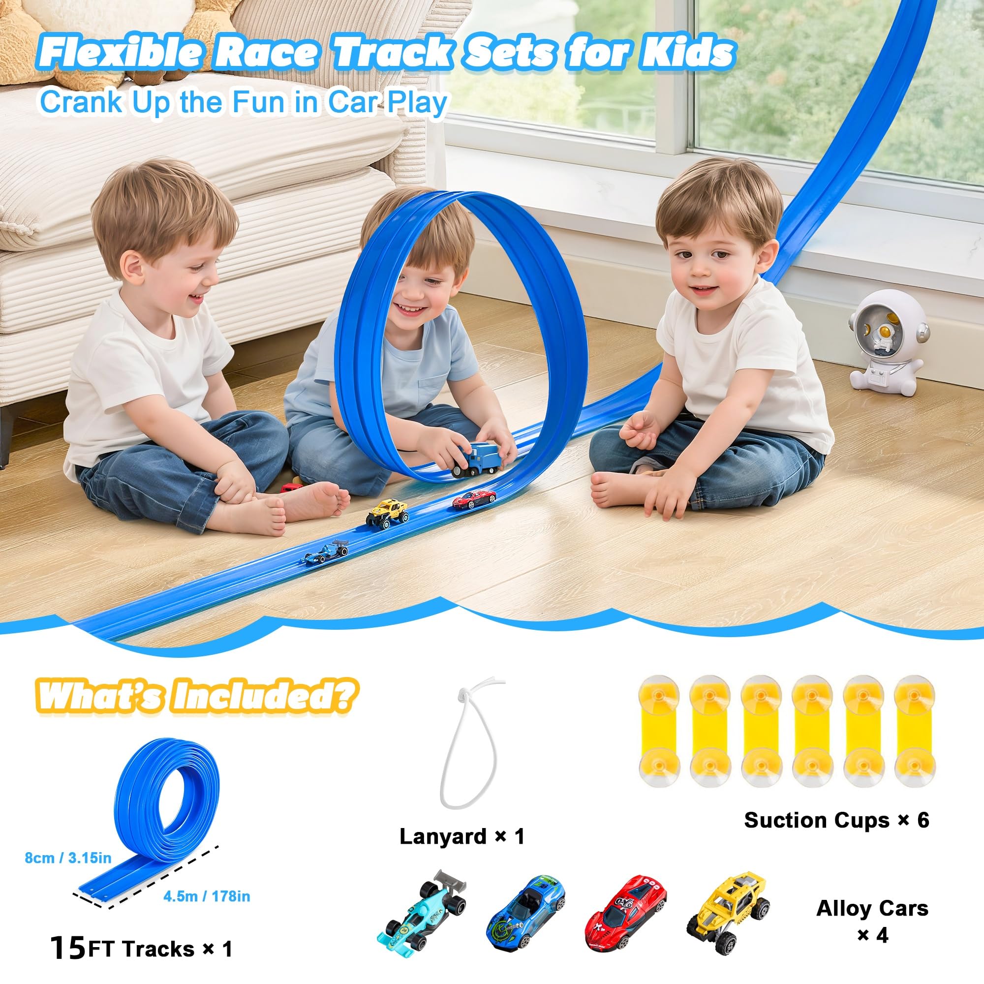 Nigwet kids play cars compatibility shows wide play car compatibility on the track.