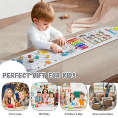 Nigwet Rocket sensory board shows percussion elements for musical exploration
