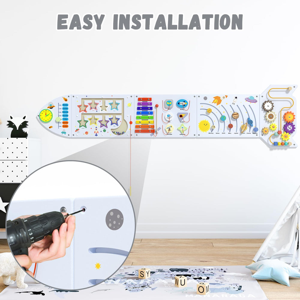 Nigwet Rocket shape matching area aids early spatial awareness