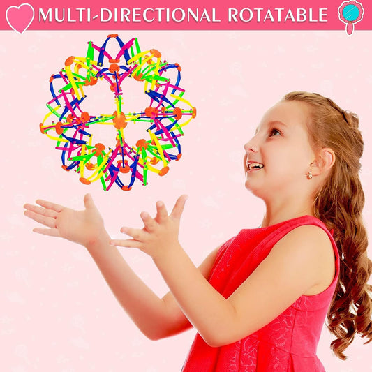 NIHAKSOI colorful expansion ball showing vibrant hues for focus and color learning.