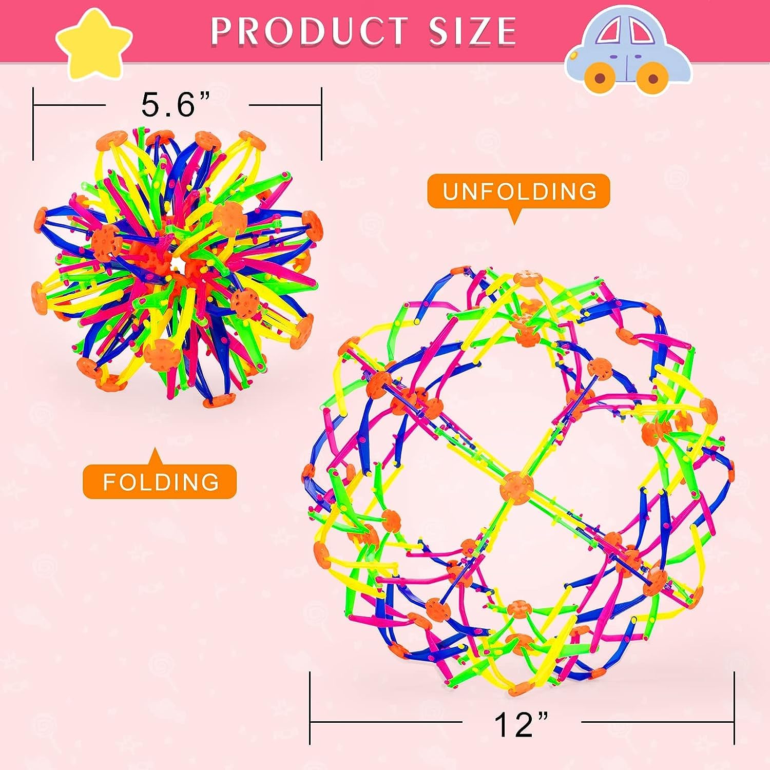 NIHAKSOI ball used by kids and adults for focus and stress relief at the desk.
