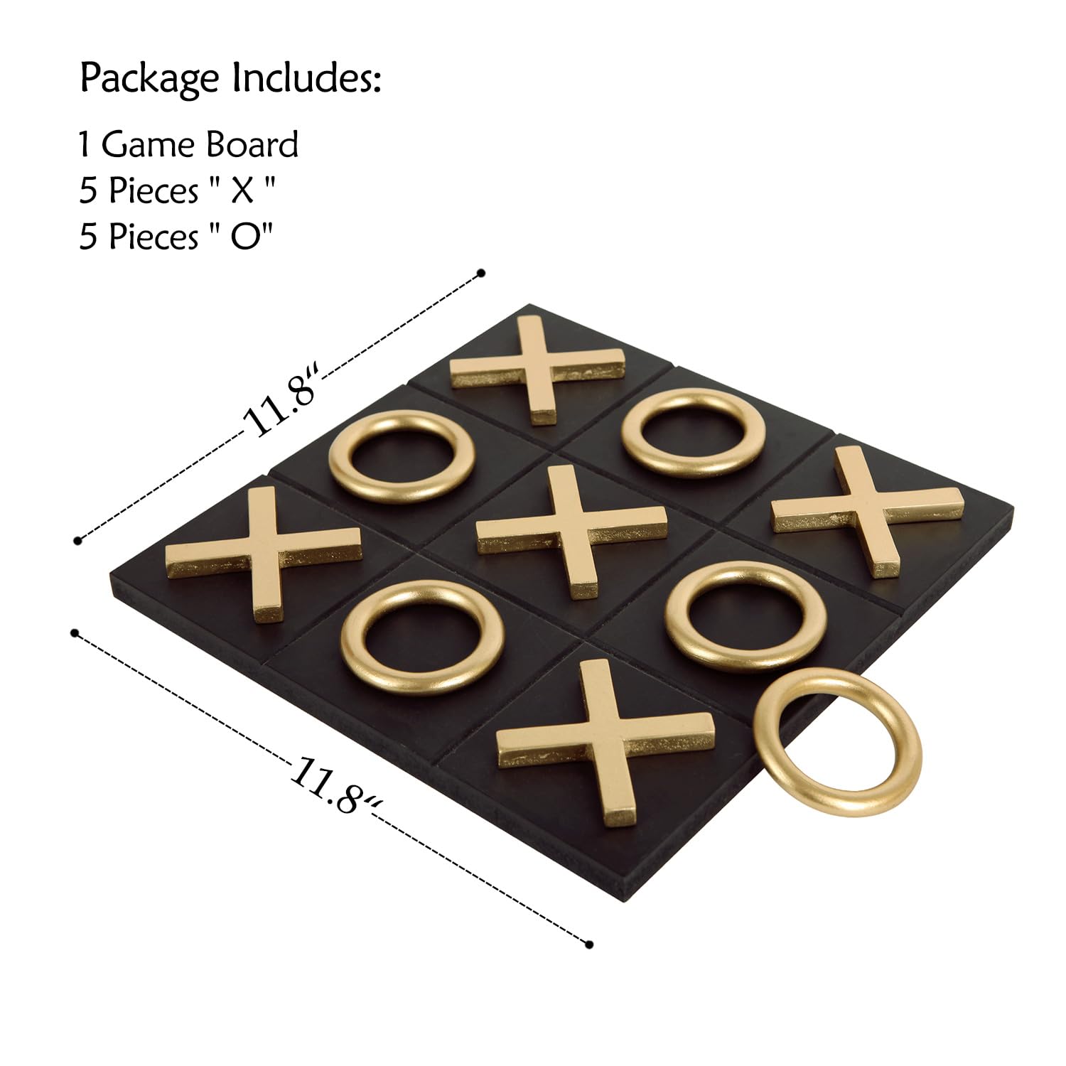NIKKY HOME black and gold color scheme complements modern interiors.