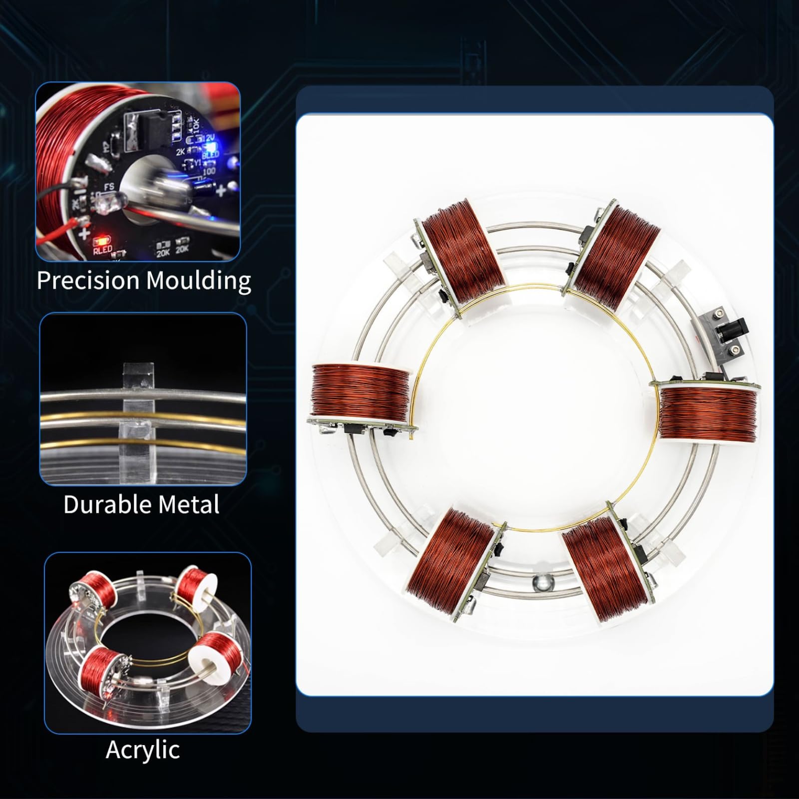 NIKOLATOY NikolaToy coil accelerator education demonstration emphasizes acceleration concepts.