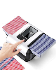 Nileole 2-decks quiet shuffler, dual-deck capacity for smooth gameplay.