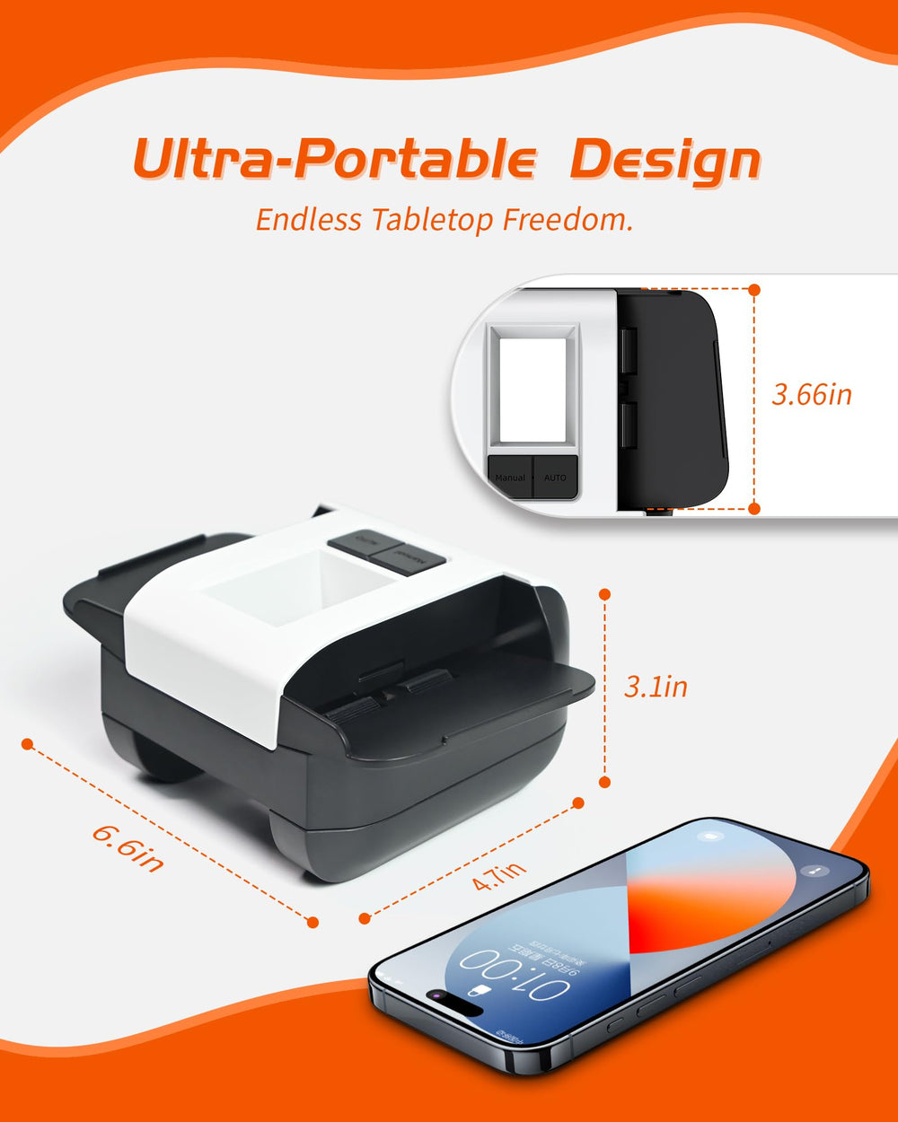 Nileole USB-C fast charging keeps your shuffler ready.