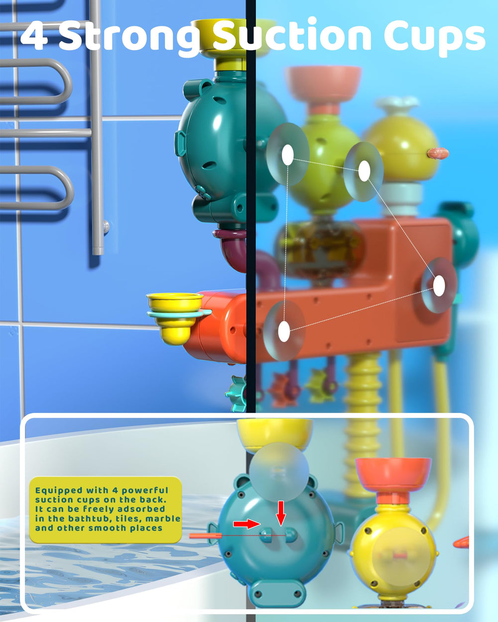 Nilez duck figure bath toy adds squeezable water fun