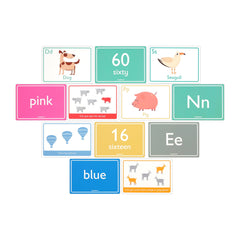 Nimmie & Moose numbers 1–100 cards—build number sense and counting skills.
