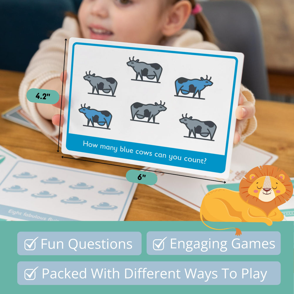 Nimmie & Moose phonics cards—uppercase and lowercase letters support early reading.