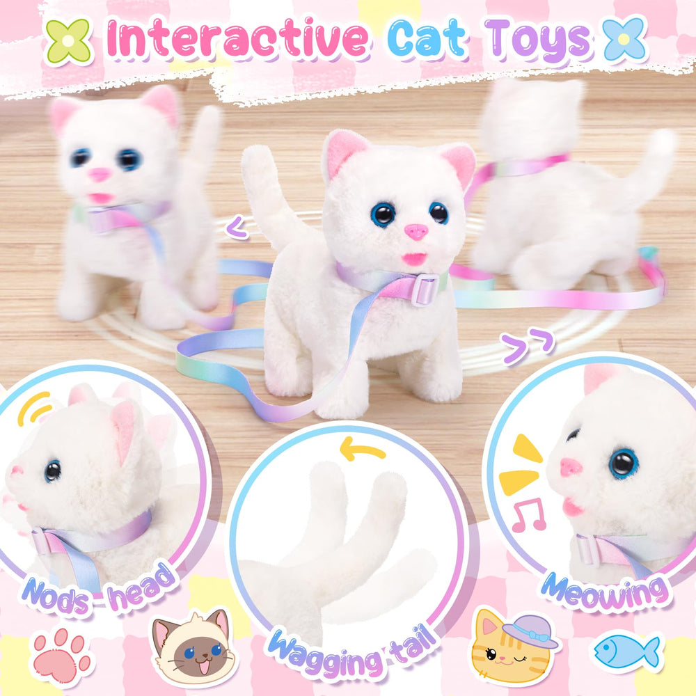 NINAOR electronic cat toy provides motion and interactive play