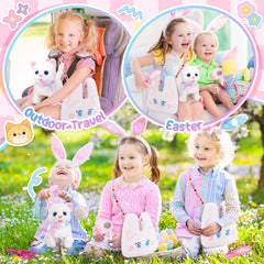 NINAOR soft plush kitty is cuddly and toddler-friendly