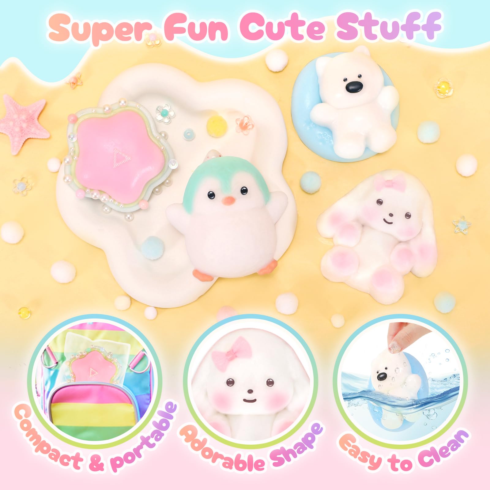 NINAOR Squishy Fidget Storage Bag shows easy storage for toys on the go.