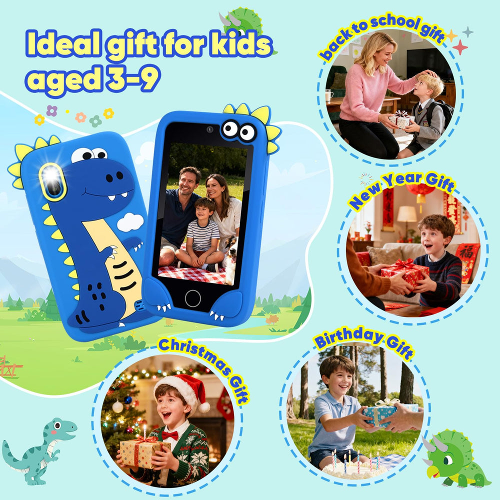 Nine Cube kids cell phone toy long-lasting battery supports on-the-go learning sessions