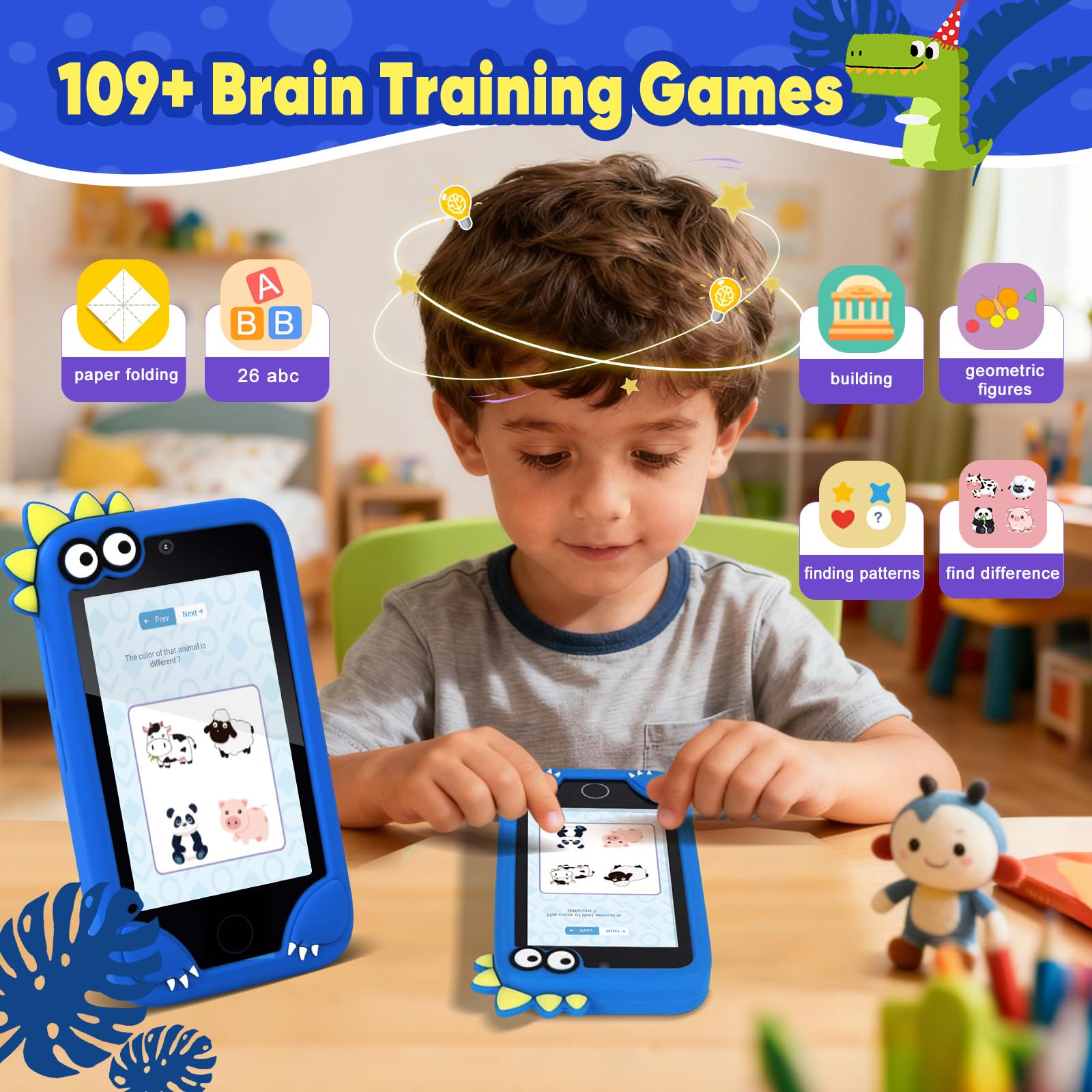Nine Cube kids cell phone toy bedtime stories soothe children with calm music