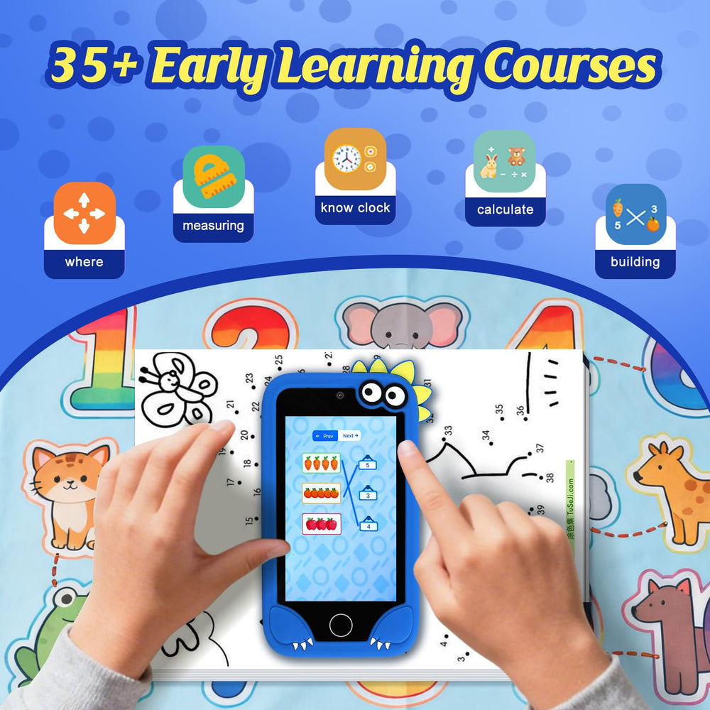 Nine Cube kids cell phone toy educational games mix learning with fun activities