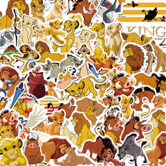 NineGirl Lion King stickers pack on laptop for personalized style