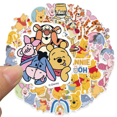 NineGirl Tigger Pooh laptop application stickers add color to laptops