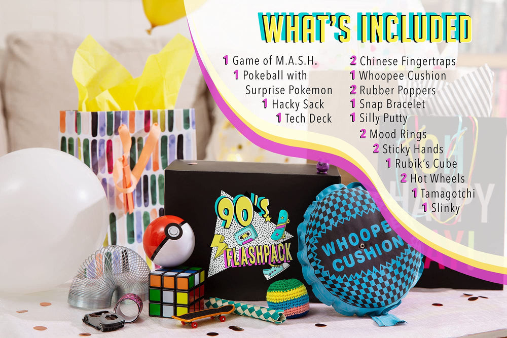 90's Flashpack Chinese finger trap adds tactile fun for parties