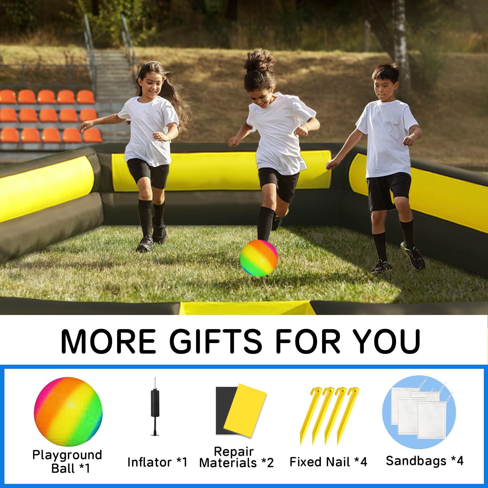 Ninghaovov 17ft Gaga Ball Pit durable fabric supports long-lasting fun