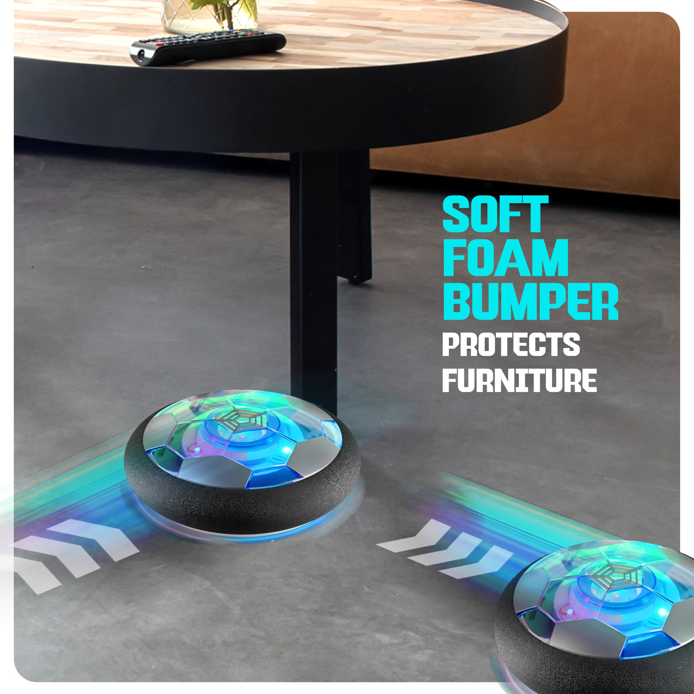 Ninja Blast hover ball kicking-action fuels active playtime.