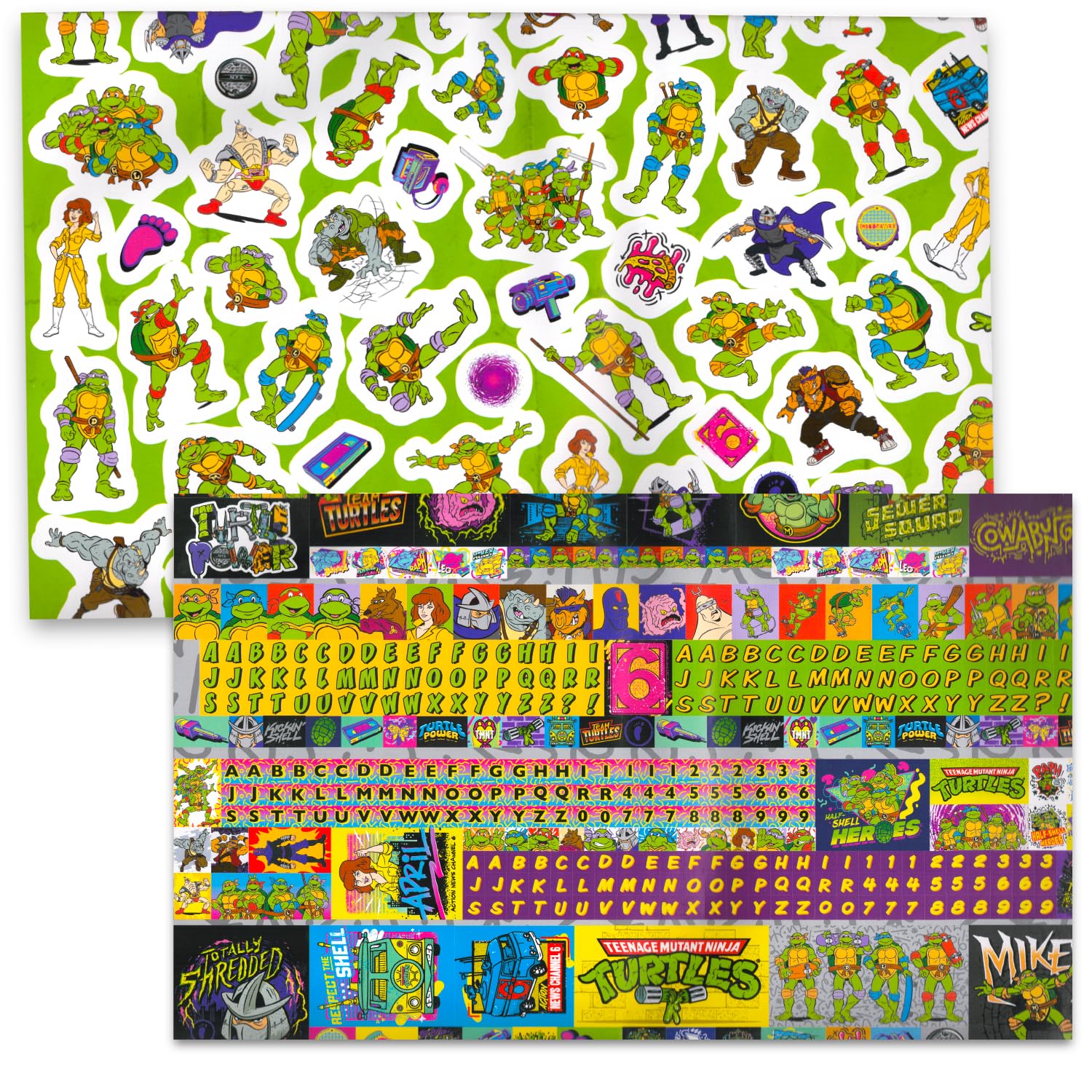 Ninja Turtles coloring book for creative travel fun