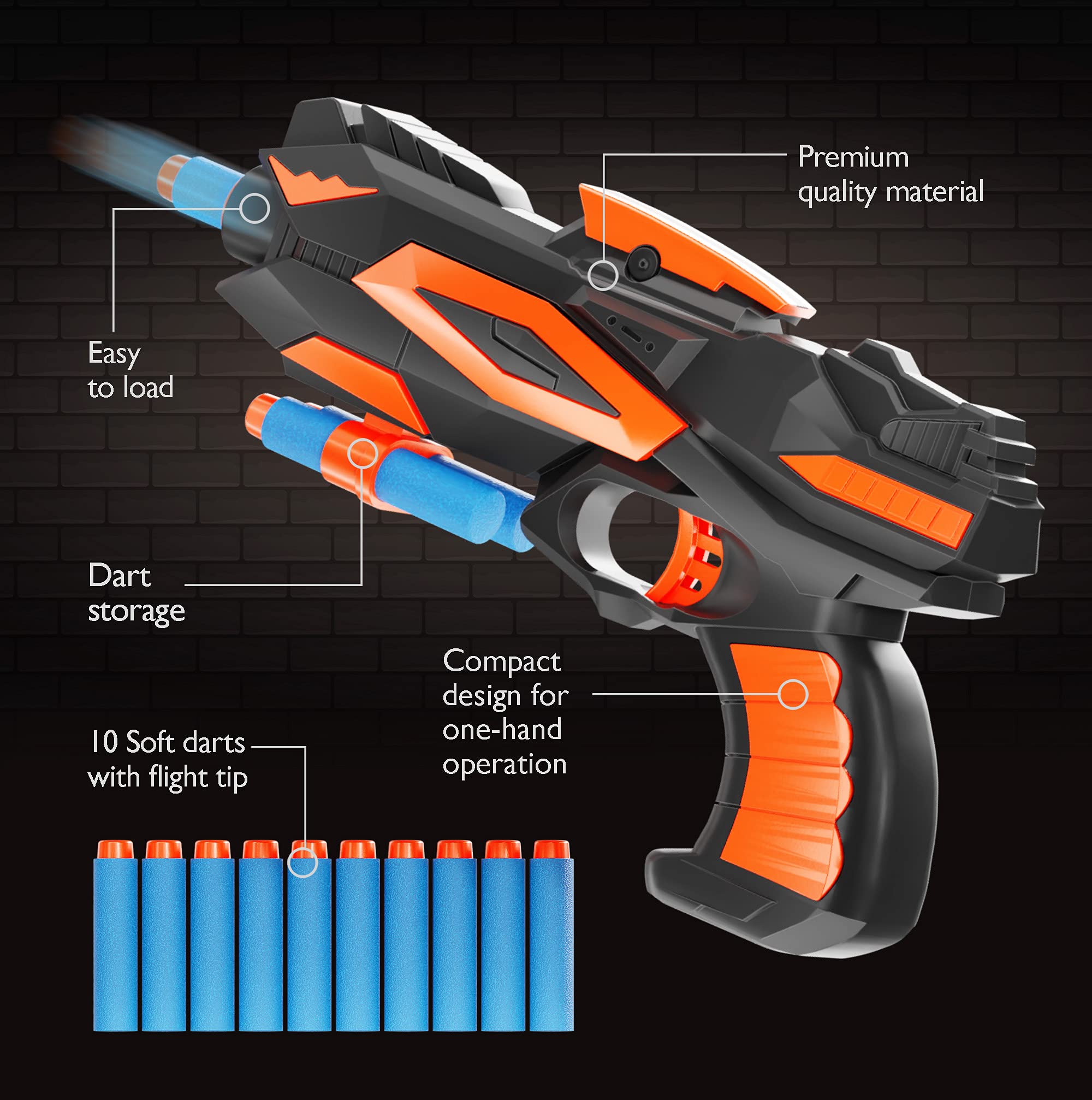 Ninja Blast USB power cable powering continuous play