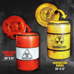 NINOSTAR Barrels Inflatables Set high-visibility-colors for quick target spotting