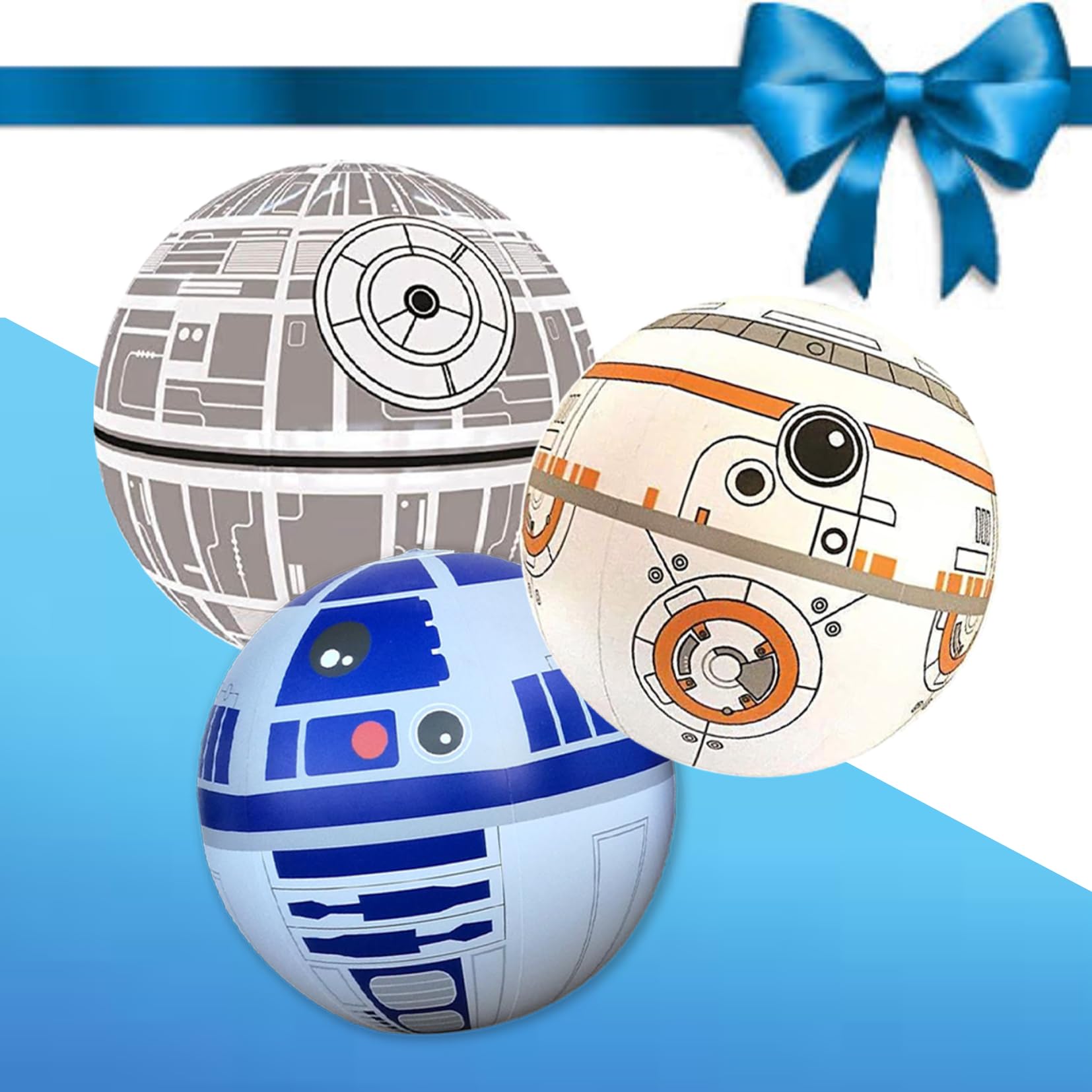 NINOSTAR Galactic ball by pool or beach, adds festive decoration and pool fun.