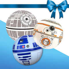 NINOSTAR Galactic ball by pool or beach, adds festive decoration and pool fun.