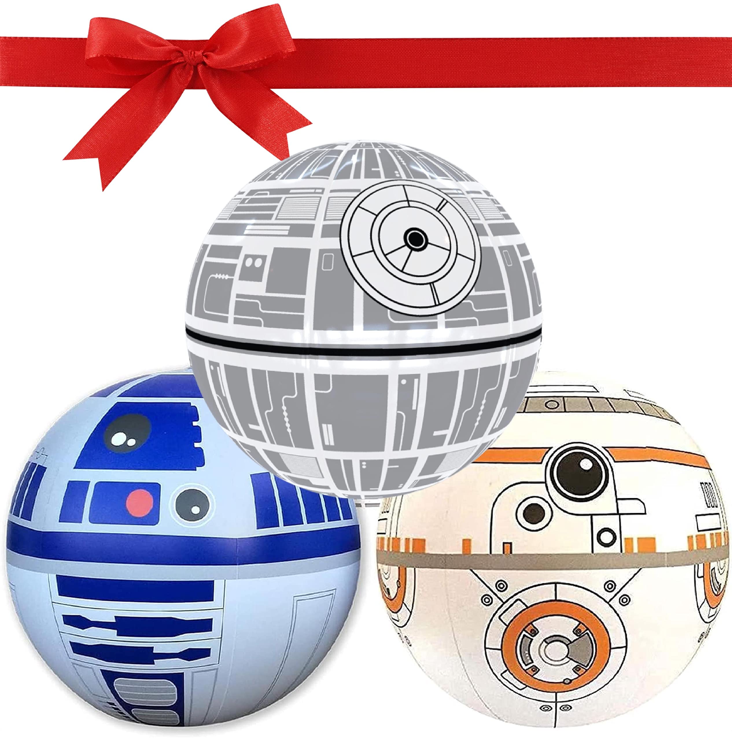 NINOSTAR Galactic inflatable ball set showing space design, ideal for play and decor.