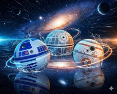 NINOSTAR StarWar stress ball action bounce, great for on-the-go focus breaks.