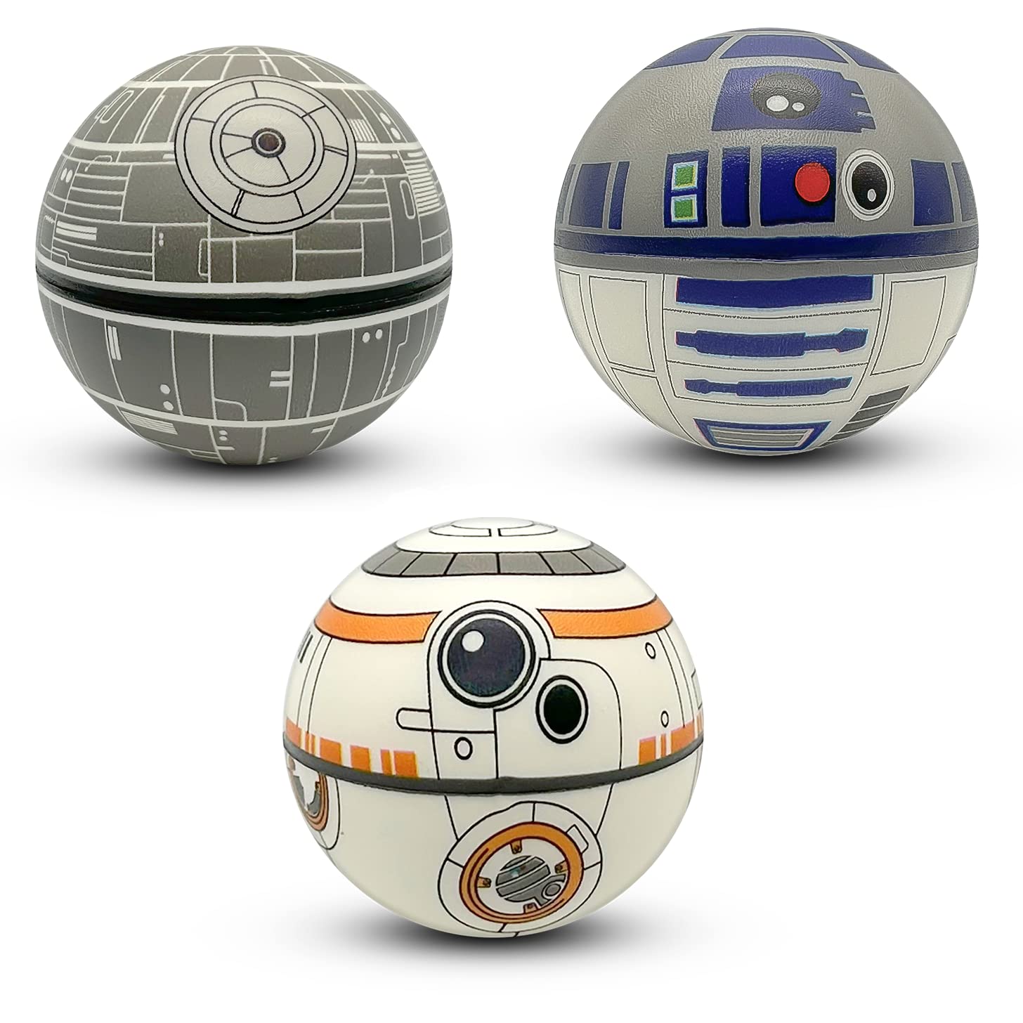 NINOSTAR StarWar stress ball box close-up, shows premium packaging and durability.