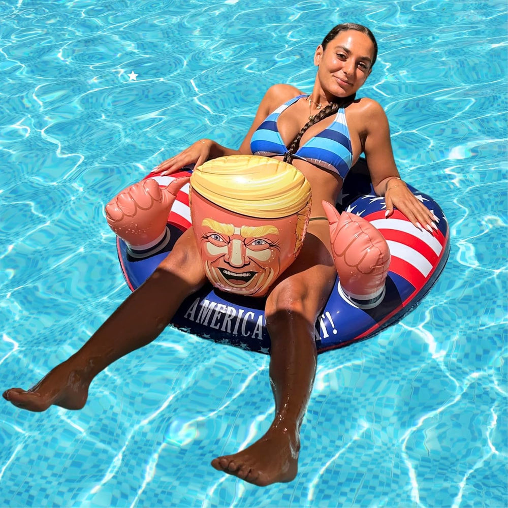 NinoStar TrumpFloat heavy-duty material close-up showcases durability for long pool days.