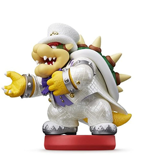 Nintendo Amiibo Bowser Wedding Style figure ready for in game features and display