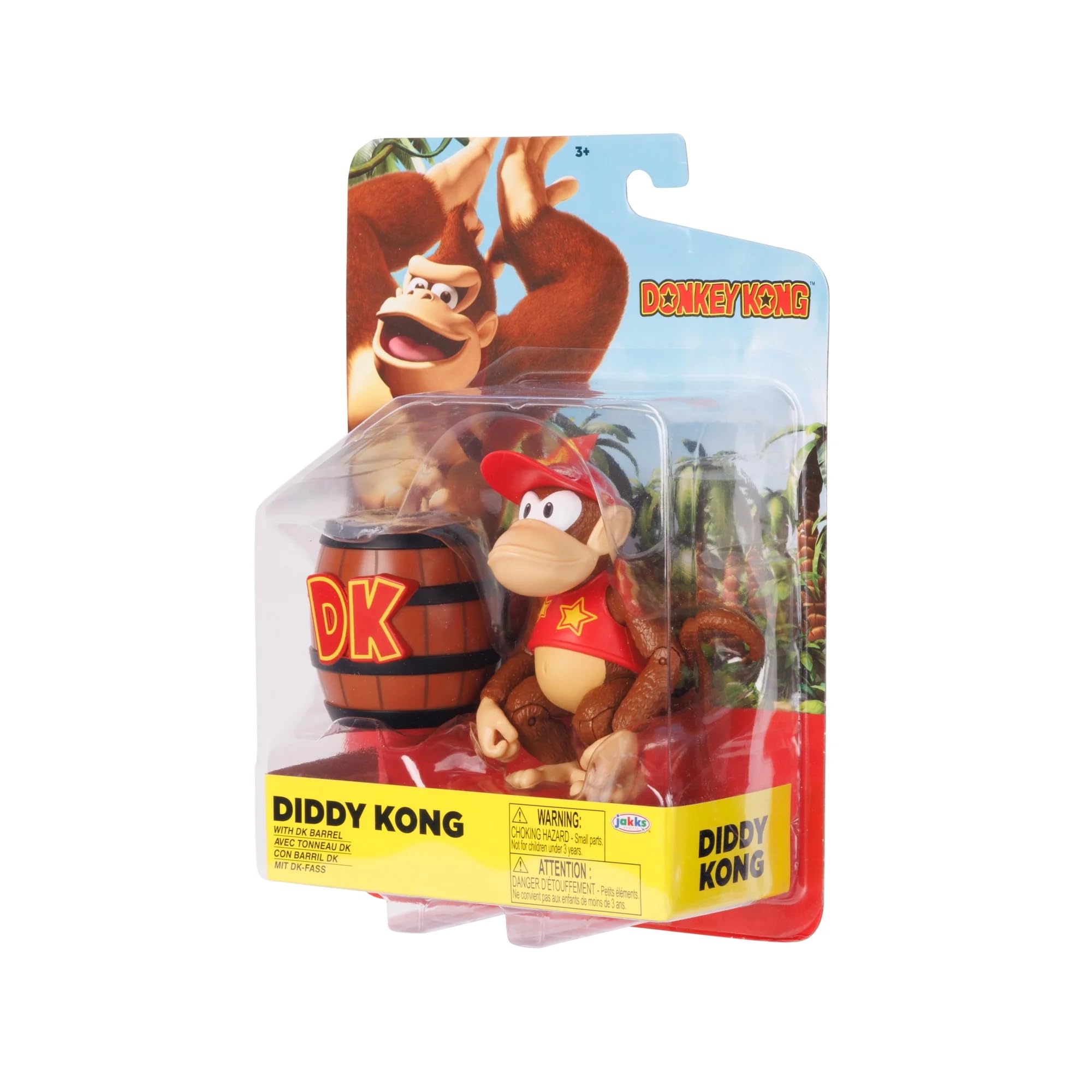 Nintendo Donkey Kong 4in figure banana accessory adds playful display