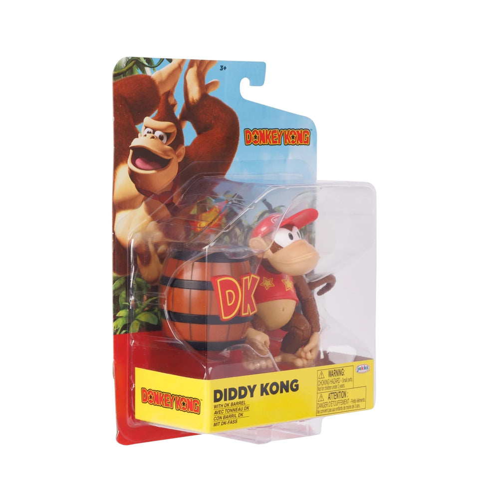 Nintendo Donkey Kong 4in figure detailed texture for close-up photos