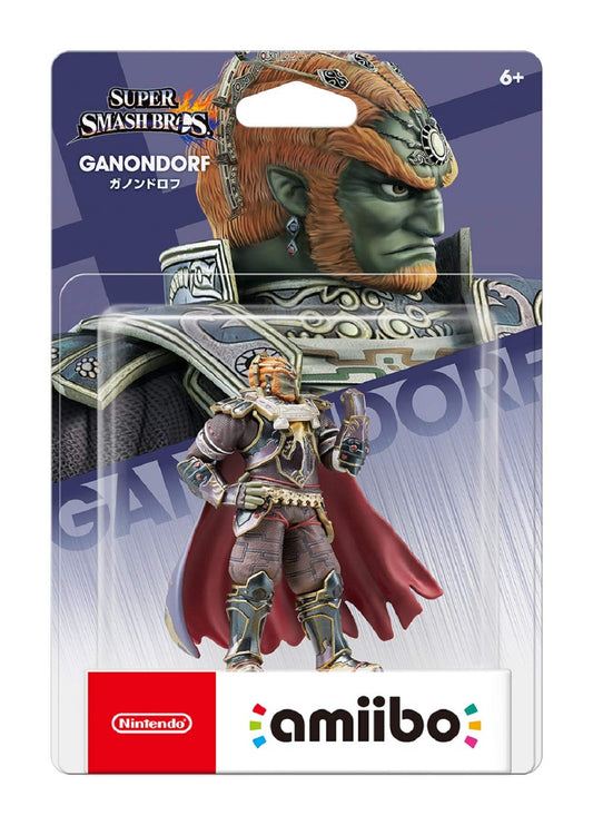 Nintendo Ganondorf amiibo pose close-up, showing durable figure for display and collection