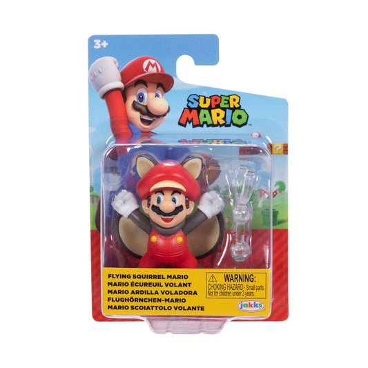 Nintendo Mario Squirrel Flying figure on display for imaginative play