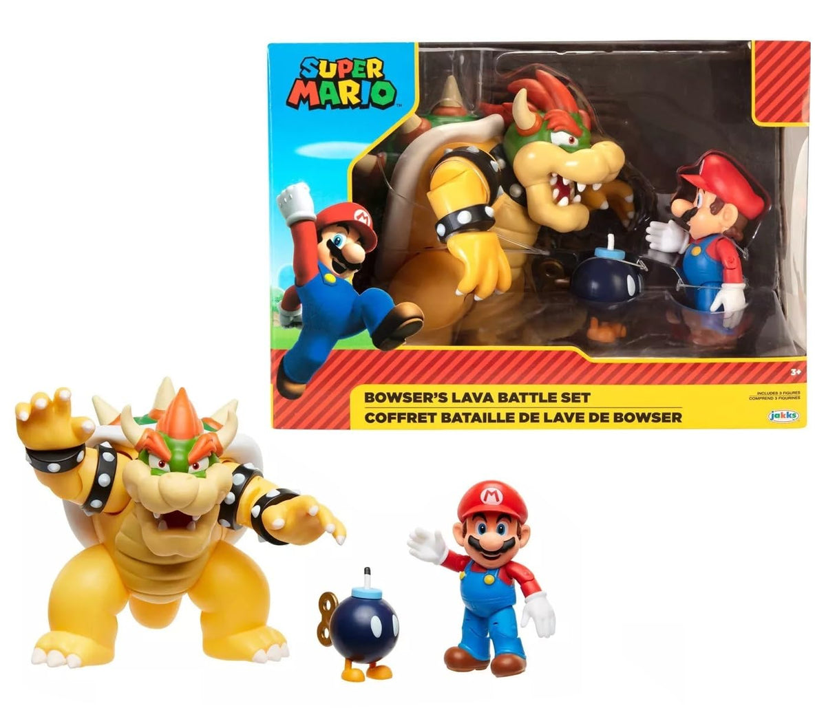 Nintendo Super Mario Diorama Mario figure for dynamic display and play.