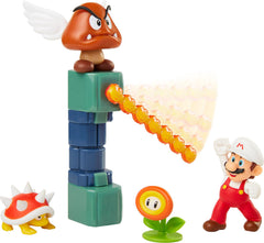 Nintendo Super Mario lava castle Fireflower power-up figure for pretend power-ups.